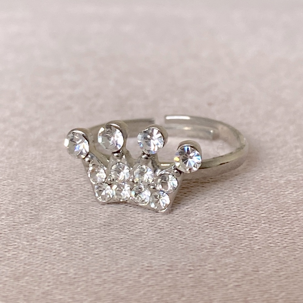 Silver Crown Ring